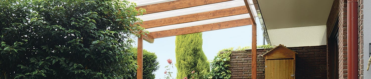 Overdæk terrassen Overdækket terrasse byg selv